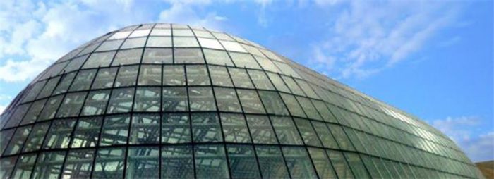 سقف شیشه ای - نورگیر سقفی - نمای اسکای لایت - سیستم نورگیر سقفی