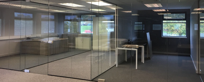 شیشه پارتیشن اداری - office partitions